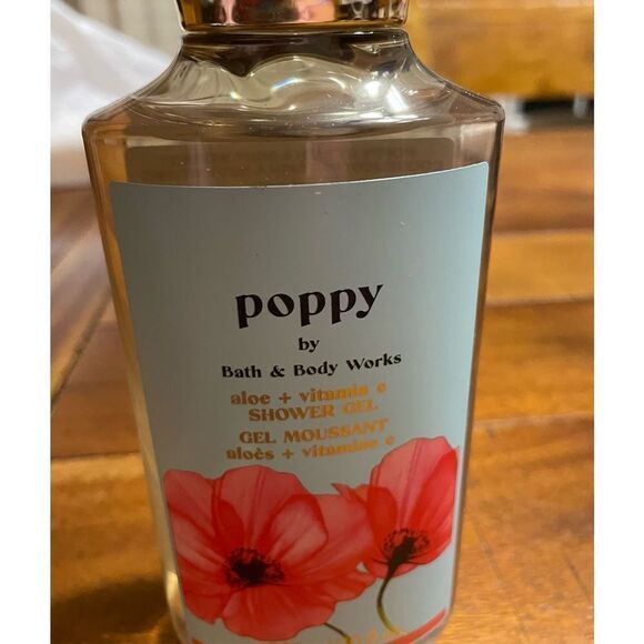 NWT Bath & Body Works Poppy Full Size Shower Gel- 10 oz #2 - Picture 3 of 3